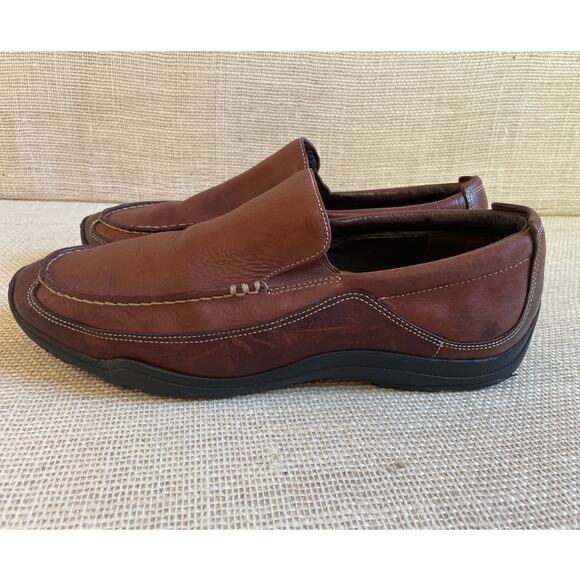 Cole Haan Nike Chestnut Brown Slip On Loafers Mens Size 11 W Style C08038 - Picture 4 of 9